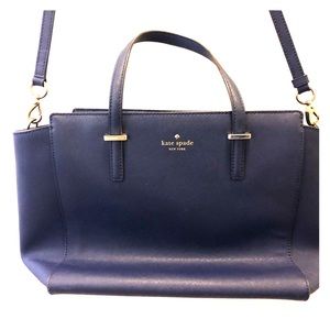 Blue kate spade work bag